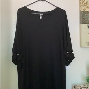 black t shirt dress